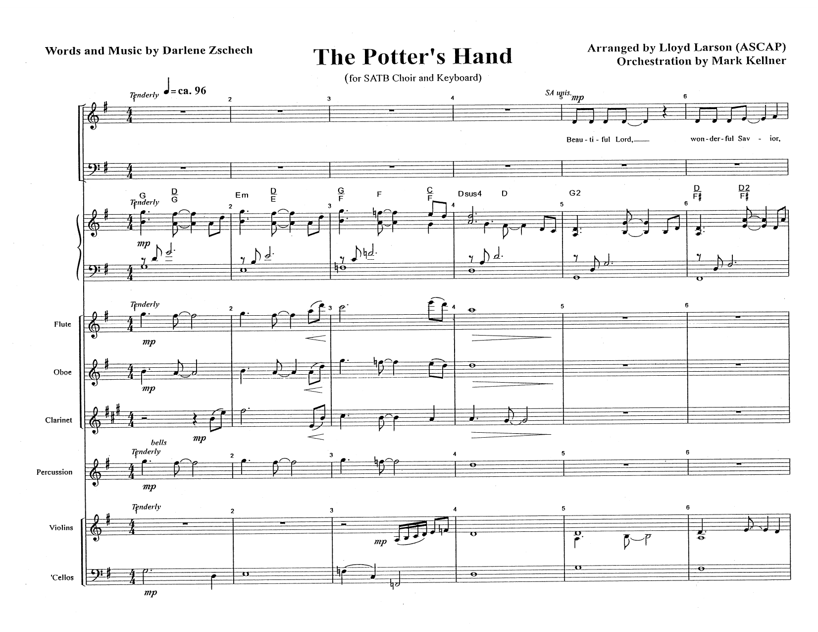 Product picture to: The Potter's Hand - Full Score