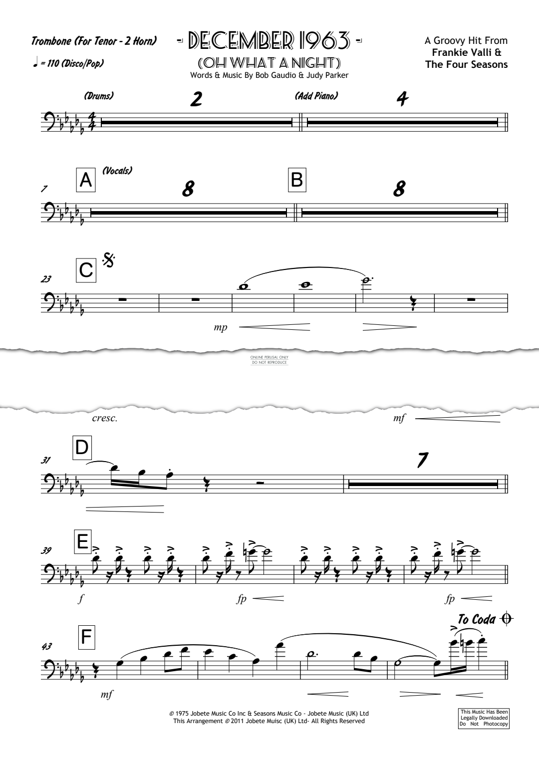 Product gallery: Page 1 of 1 December 1963 (Oh What A Night), Franki Valli & The Four Seasons