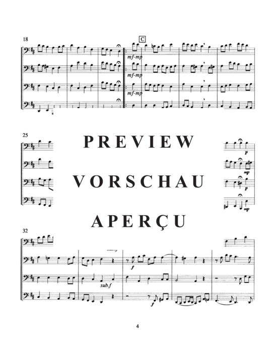 Product gallery: Page 7 of 21 Four Bach Chorales , , (Tuba Quartett EETT)
