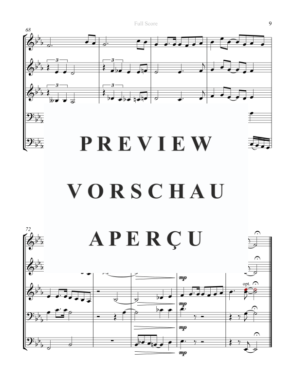 Produktgalerie: Seite 11 von 11 I Will Sing of the Mercies, , Blechbläser Quintett