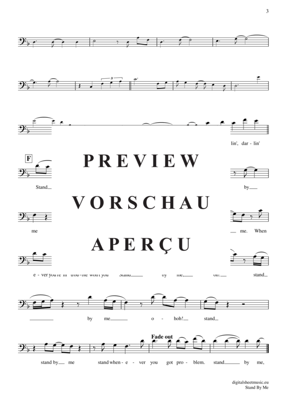 Produktgalerie: Seite 4 von 4 Stand by me , King, Ben E., (Violon-Cello)