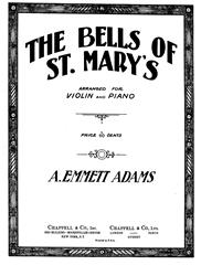 cover: The Bells Of St Mary's, A. Emmett Adams, Klavier, Violine