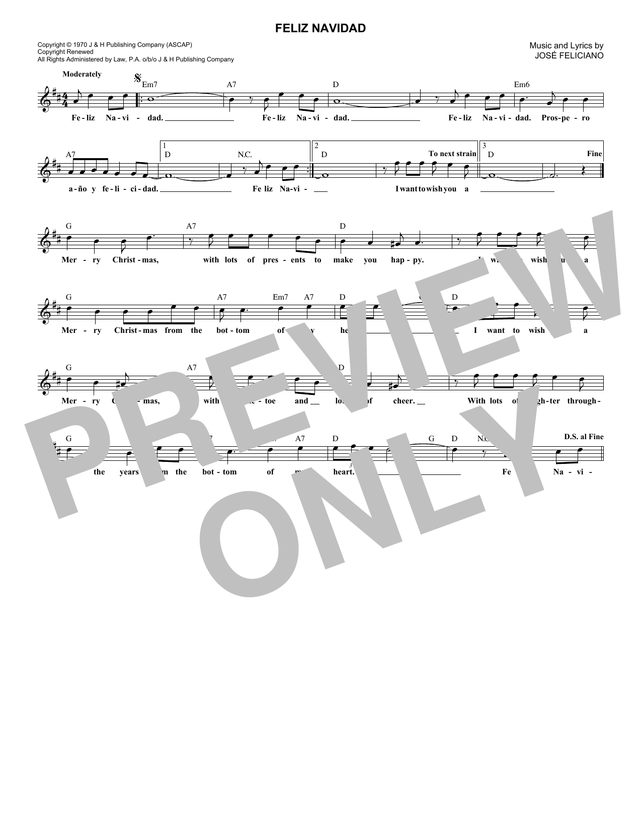 Product gallery: Page 1 of 1 Feliz Navidad, Jose Feliciano