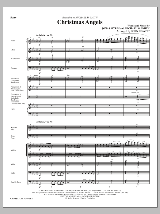 Product picture to: Christmas Angels - Full Score