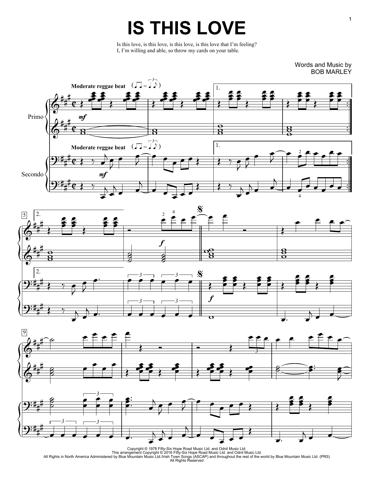 Produktgalerie: Seite 1 von 1 Is This Love, Brent Edstrom, Klavier