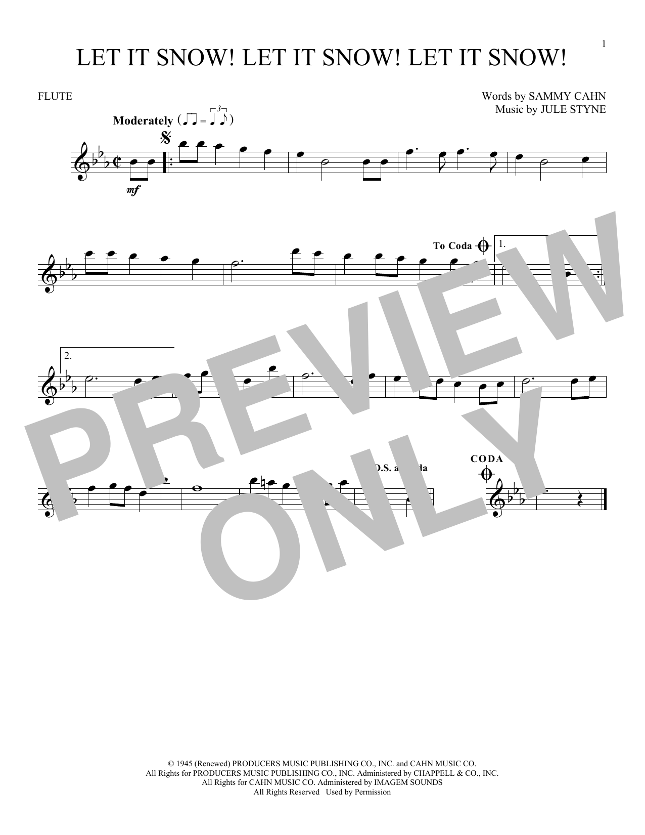 Product gallery: Page 1 of 1 Let It Snow! Let It Snow! Let It Snow!, Sammy Cahn & Julie Styne