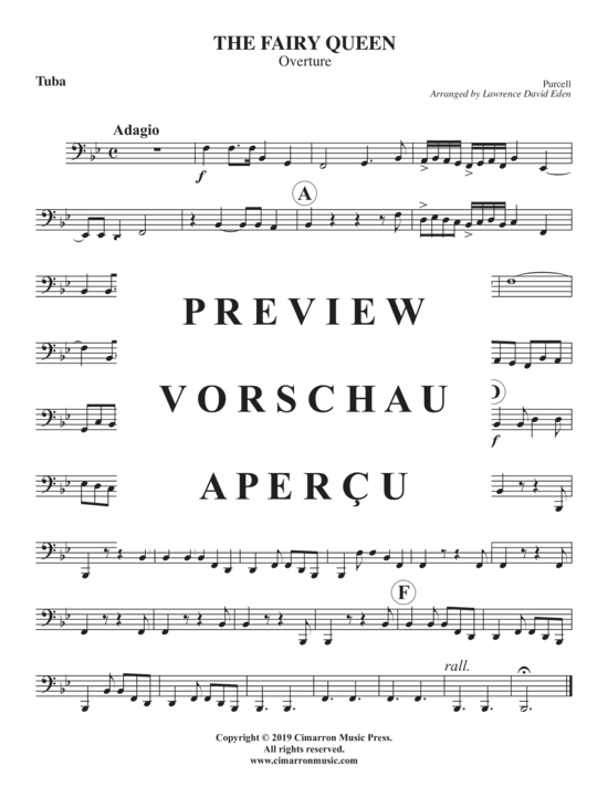 Product gallery: Page 16 of 16 Fairy Queen, The , , (Brass Sextet)