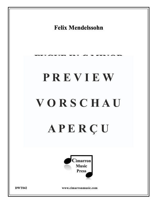 Product gallery: Page 2 of 11 Fugue in C Minor, Opus 37, No. 3, , Brass Quintet