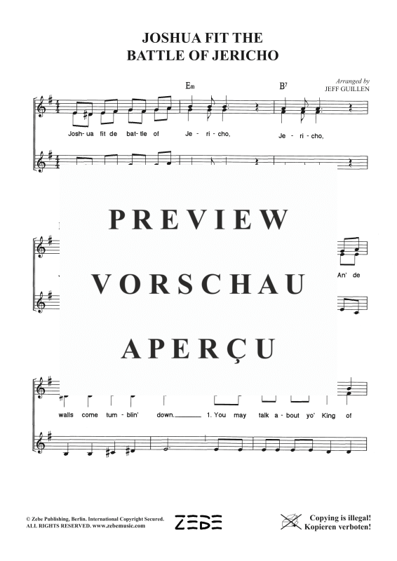 gallery: Joshua Fight the Battle, , Frauenchor SSA