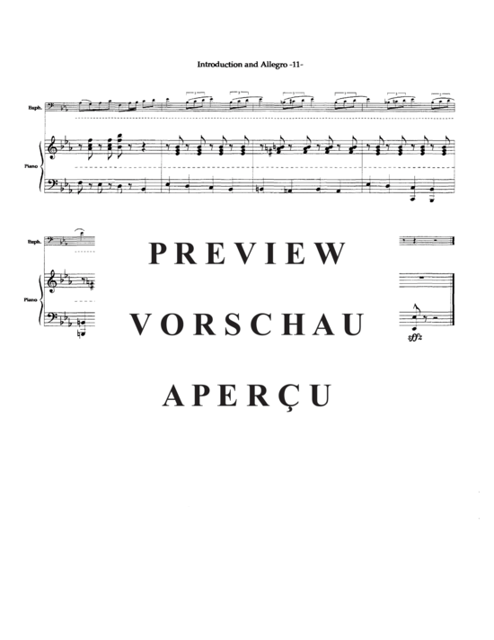 Product gallery: Page 15 of 19 Introduction and Allegro , , (euphonium/tuba + piano)