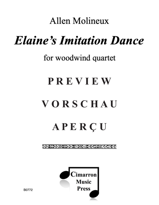 Product gallery: Page 2 of 21 Elaine´s Imitation Dance , , (flute, oboe, clarinet and bassoon)