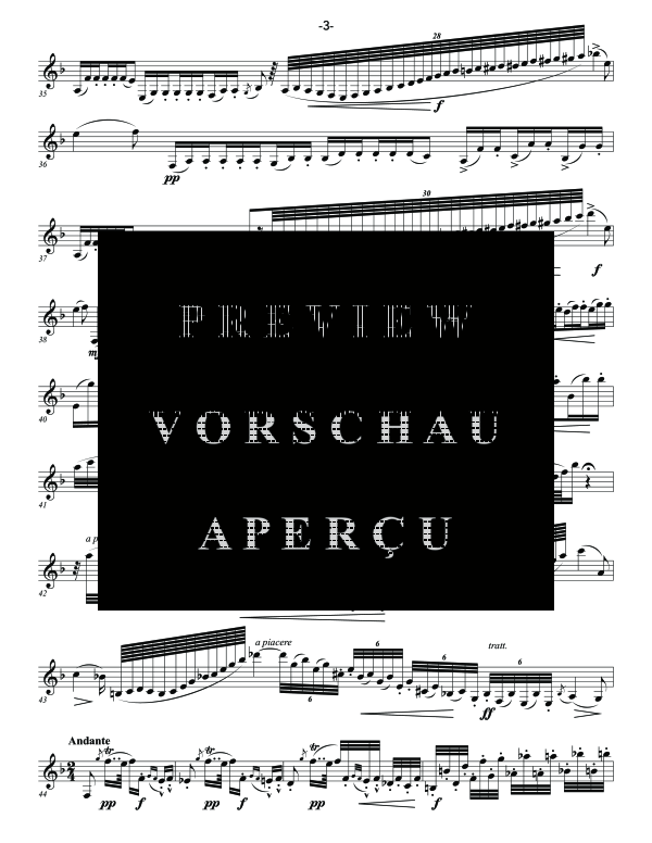 Product gallery: Page 6 of 9 A te, o cara nell´opera I Puritani di Bellini, , (Klarinette Solo)