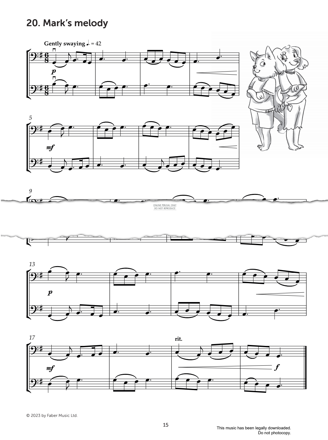 Produktgalerie: Seite 1 von 1 Mark's Melody, Mark Wilson, Violoncello