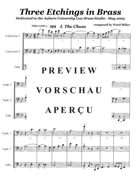 Produktgalerie: Seite 3 von 21 Three Etchings in Brass , , (Tuba Trio EET)