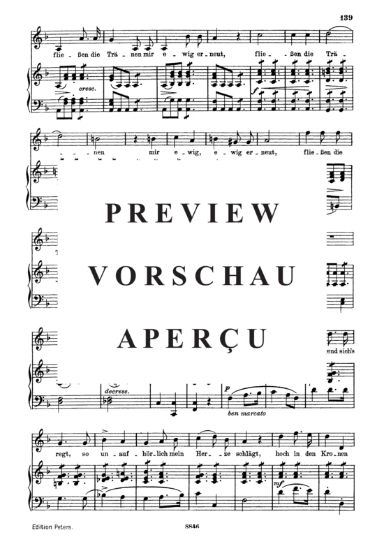 Product gallery: Page 3 of 5 Aufenthalt D.957-5 (Schwanengesang), , Medium Voice and Piano