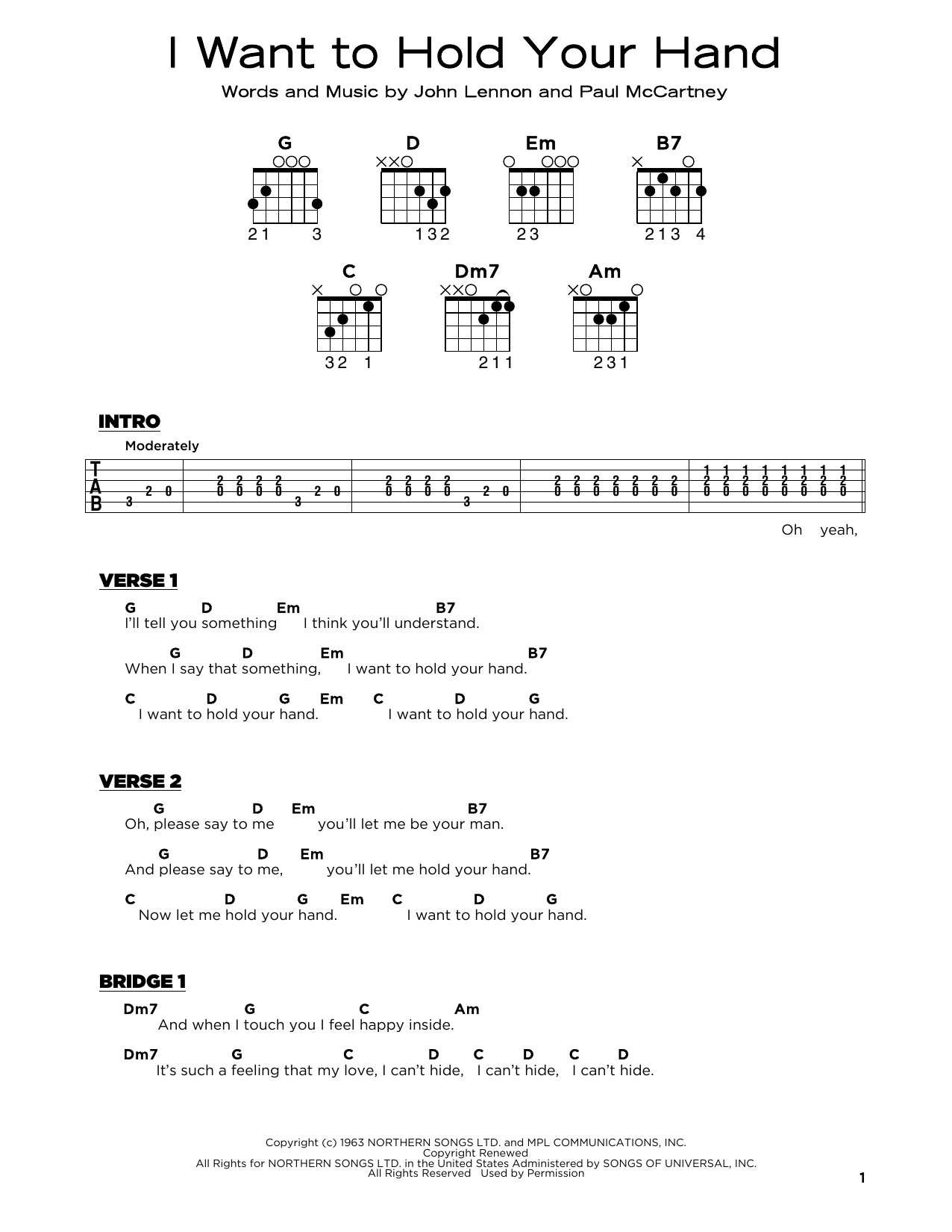 Produktgalerie: Seite 1 von 1 I Want To Hold Your Hand, The Beatles, Gitarre
