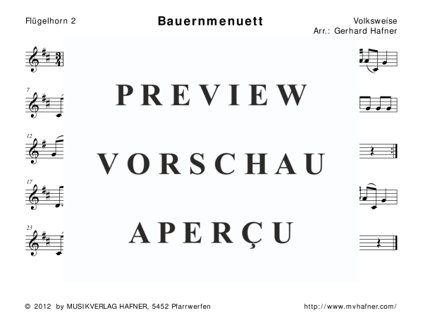 Product gallery: Page 9 of 11 Bauernmenuett, , (woodwind and brass)