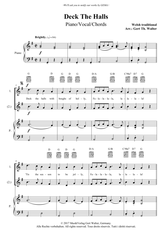 Produktbild zu: Deck The Halls Traditional