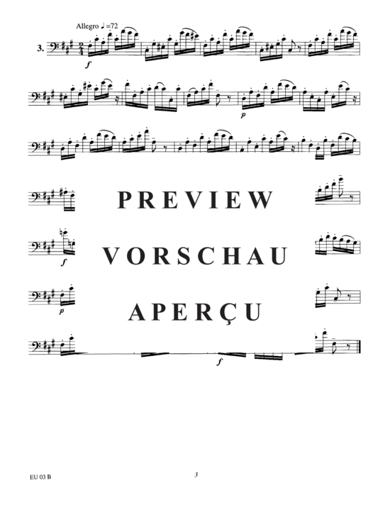 Product gallery: Page 6 of 21 Etudes for Euphonium, Vol. 3 , , (Euphonium Solo)