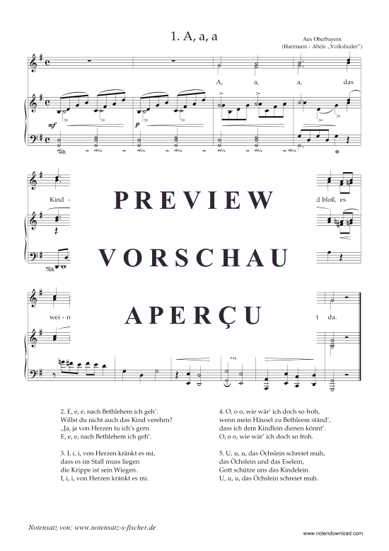 Product picture to: A, a, a Weihnachtslied aus Oberbayern 