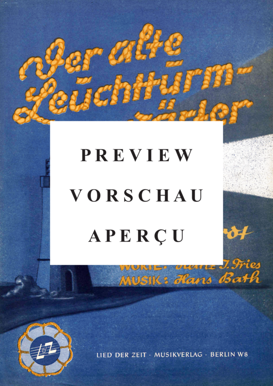 Product gallery: Page 2 of 3 Der alte Leuchtturmwärter , , Piano and Voice
