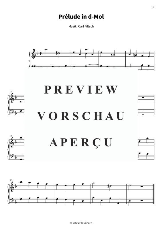 gallery: Sechs Préludes - Erstveröffentlichung: Edierte Ausgabe nach den originalen Skizzen des Wunderkinds, , Klavier Solo