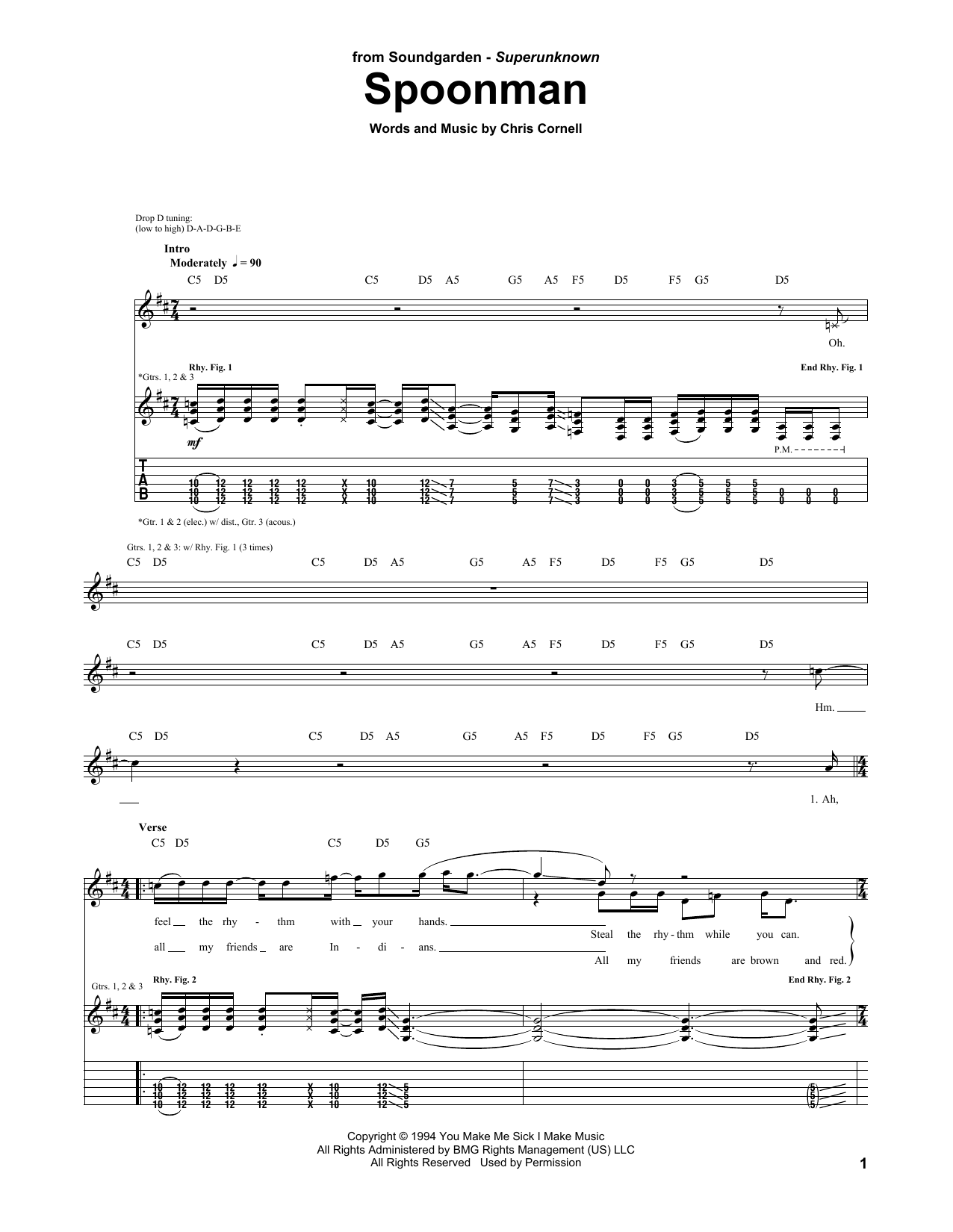 Produktgalerie: Seite 1 von 1 Spoonman, Soundgarden, Gitarre
