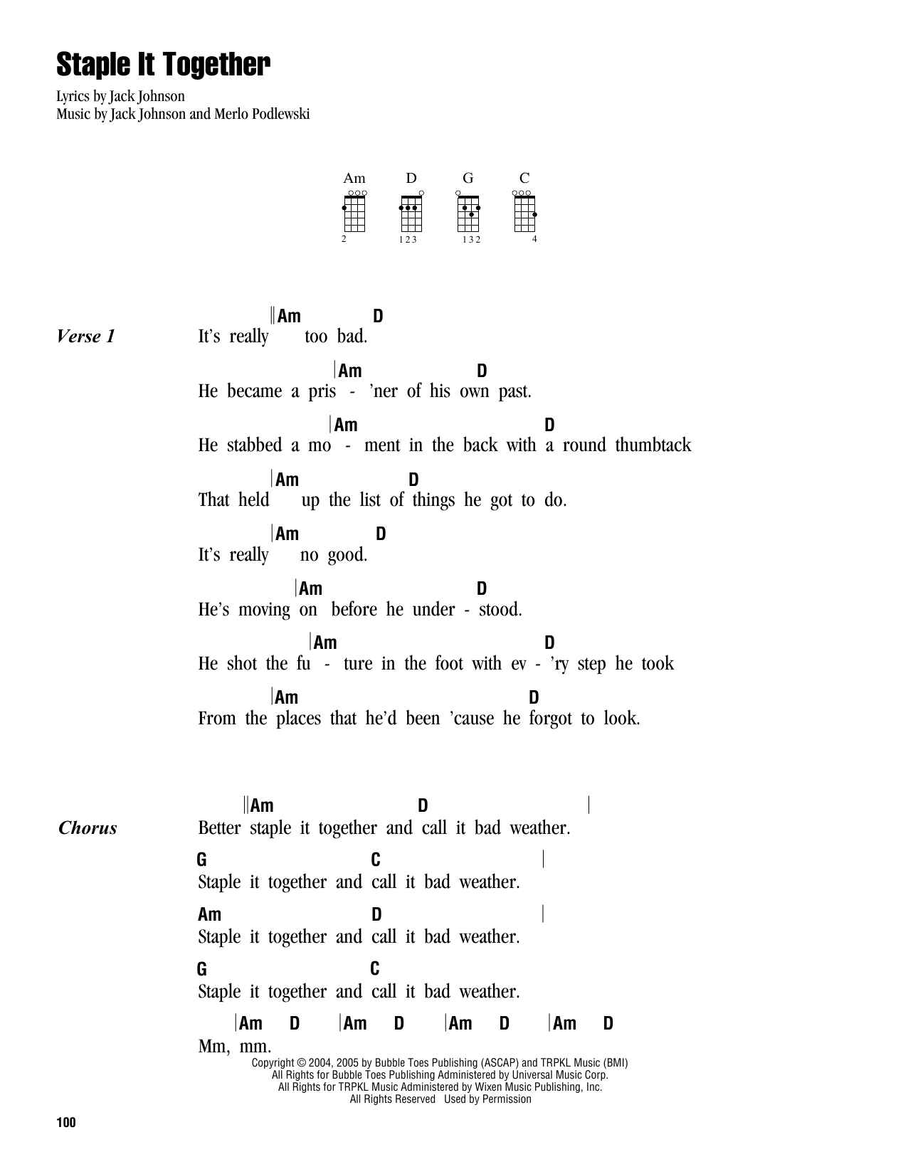 Product gallery: Page 1 of 1 Staple It Together, Jack Johnson