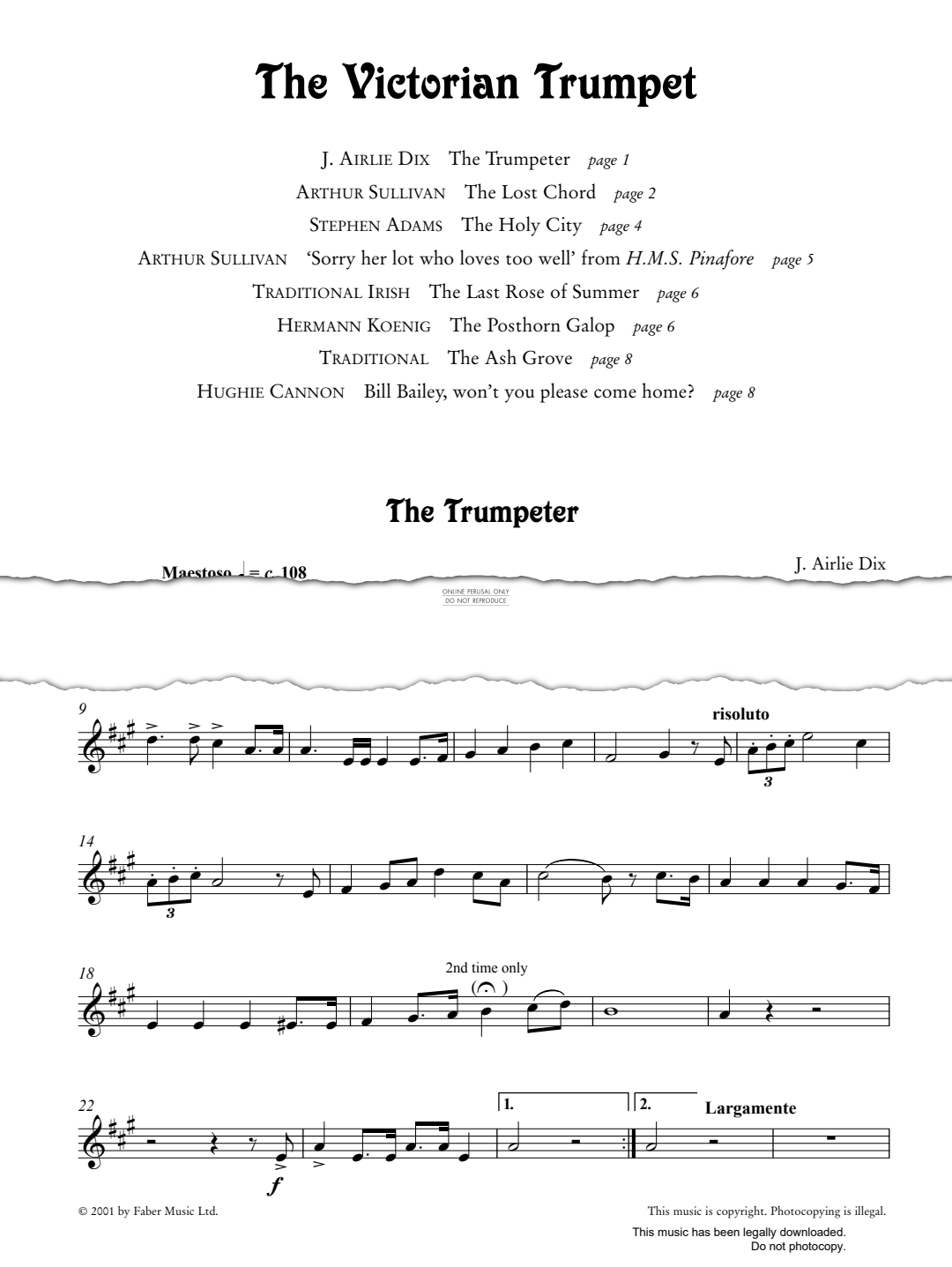 gallery: The Trumpeter, J. Airlie Dix, Klavier, Trompete