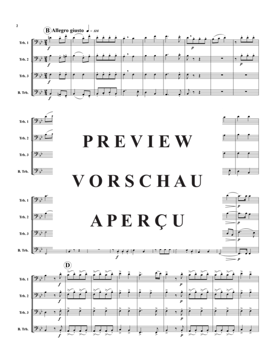 Product gallery: Page 3 of 8 Adagio und Allegro , , (Trombone Quartet)