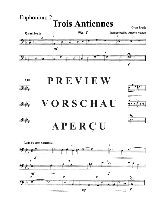 Product gallery: Page 8 of 10 Trois Antiennes , , (Tuba Quartett EETT)