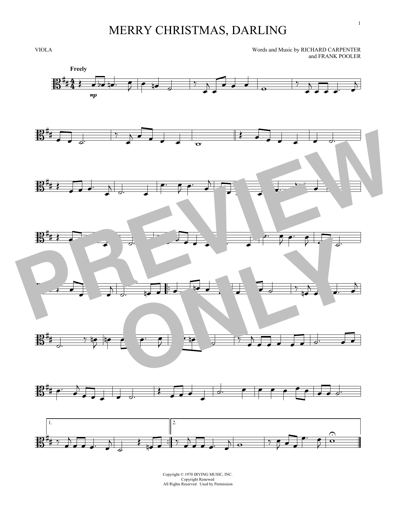 Product gallery: Page 1 of 1 Merry Christmas, Darling, Carpenters