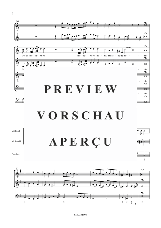 gallery: Litania: Kyrie eleison, , (Gemischtes Ensemble Vokalstimmen CATB, 2 Violinen und BC)