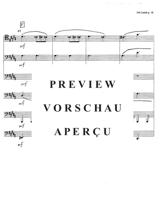 Produktgalerie: Seite 18 von 21 The Old Castle , , (Tuba Ensemble EEETTT)
