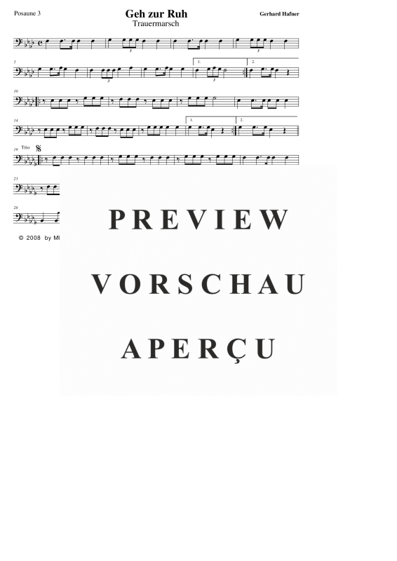 Product gallery: Page 9 of 11 Geh zur Ruh, , (large wind orchestra)