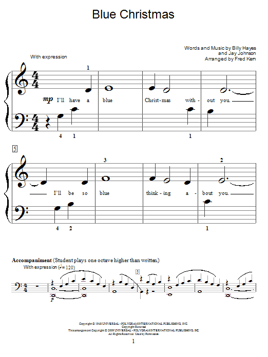 Product gallery: Page 1 of 1 Blue Christmas, Elvis Presley