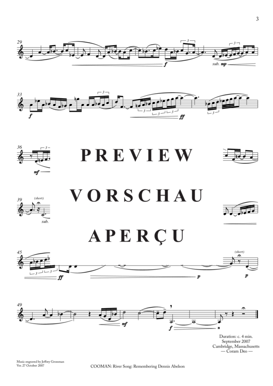 Produktgalerie: Seite 4 von 4 Riversong : Remembering Dennis Abelson , , (Horn in F Solo)