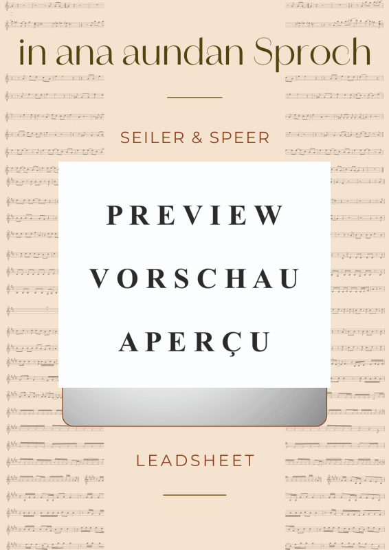 Produktgalerie: Seite 2 von 6 in ana aundan Sproch, Speer, Seiler und, Gesang und Akkorde - Leadsheet