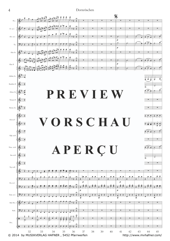 Product gallery: Page 9 of 11 Dornröschen, , (large wind orchestra)