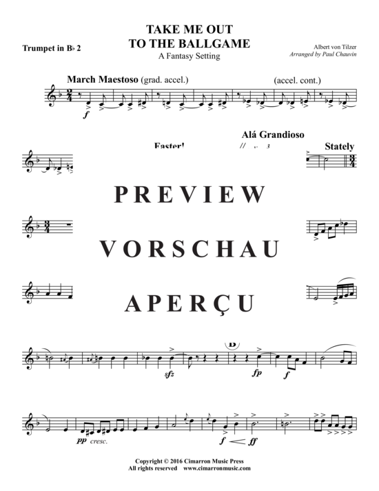 Produktgalerie: Seite 11 von 21 Take Me Out to the Ballgame , , (Blechbläserquintett)