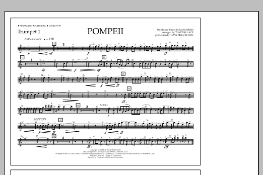 Produktbild zu:  Pompeii - Trumpet 1 - Tom Wallace