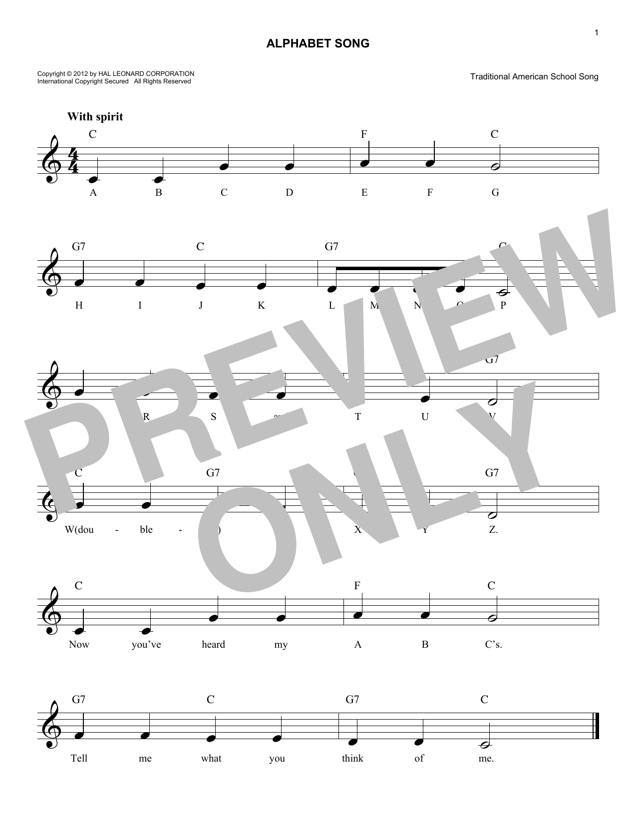 Product picture to: Alphabet Song
