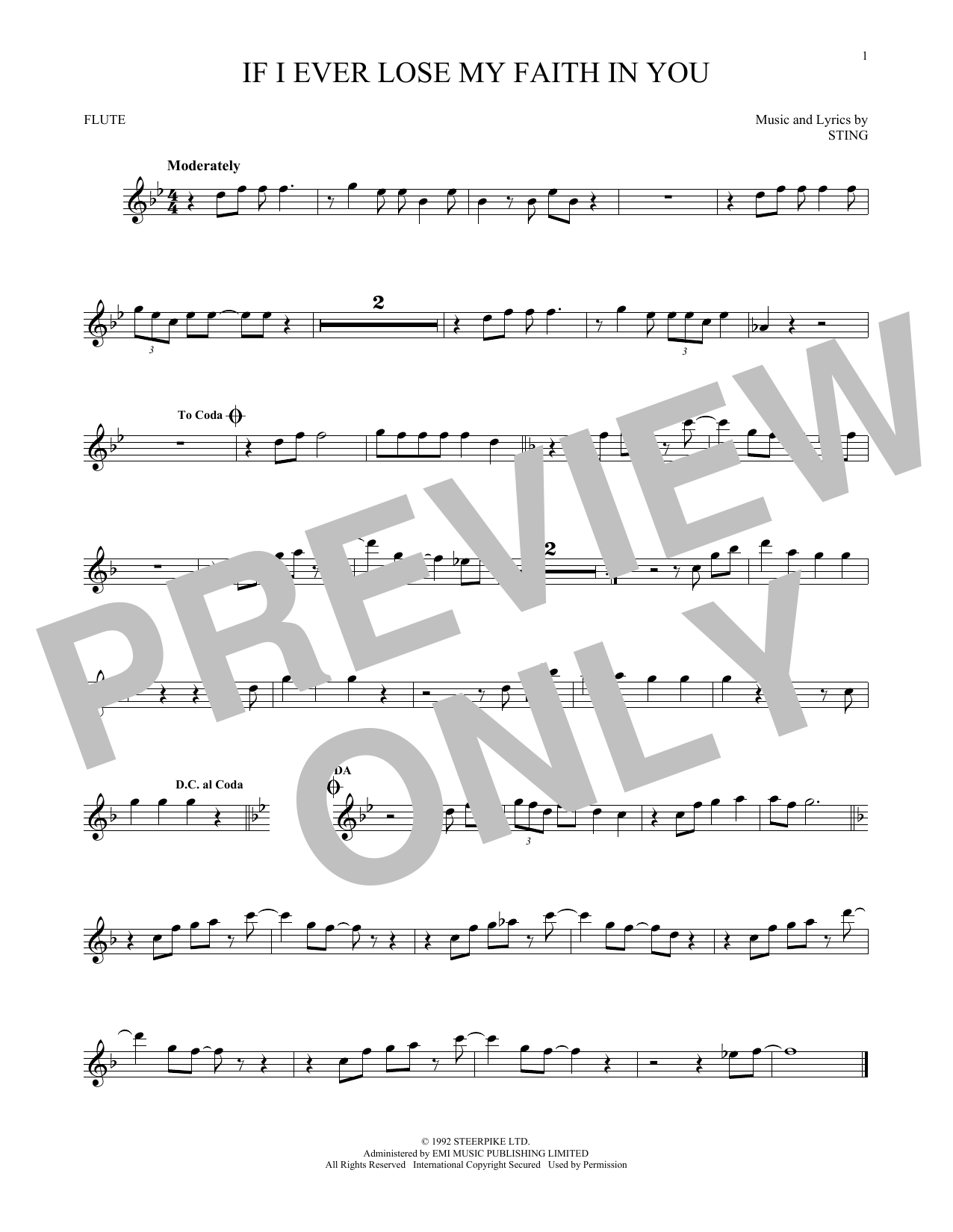 Product gallery: Page 1 of 1 If I Ever Lose My Faith In You, Sting