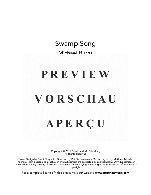 gallery: Swamp Song, , (Fagott und CD)