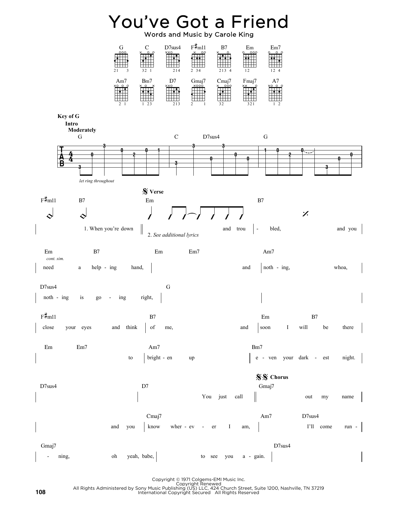 Produktbild zu: You've Got A Friend