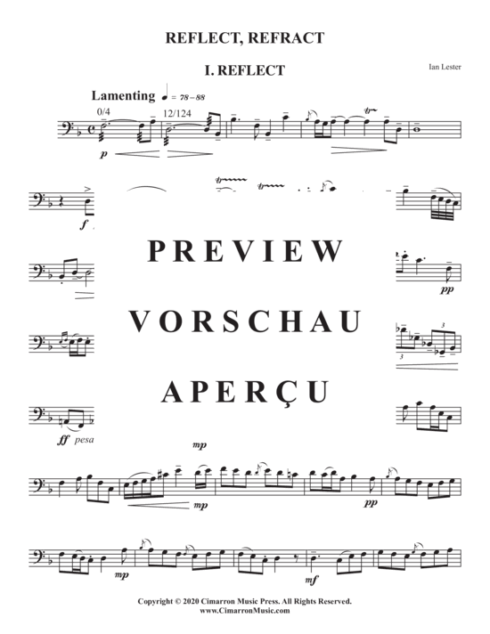 Product gallery: Page 4 of 15 Reflect, Refract , , (Euphonium Solo)
