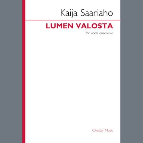 cover: Lumen Valosta, Kaija Saariaho