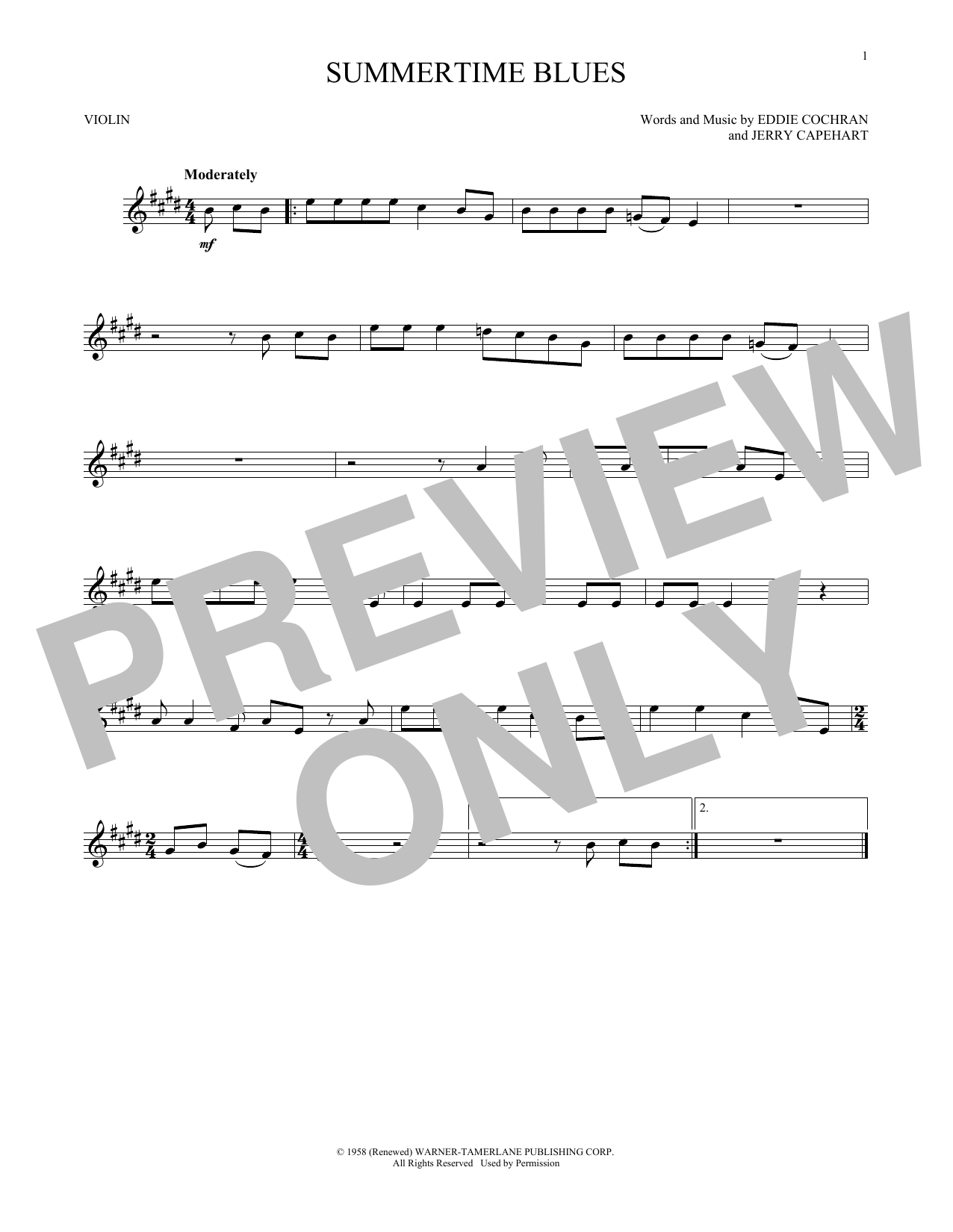 Product gallery: Page 1 of 1 Summertime Blues, Eddie Cochran