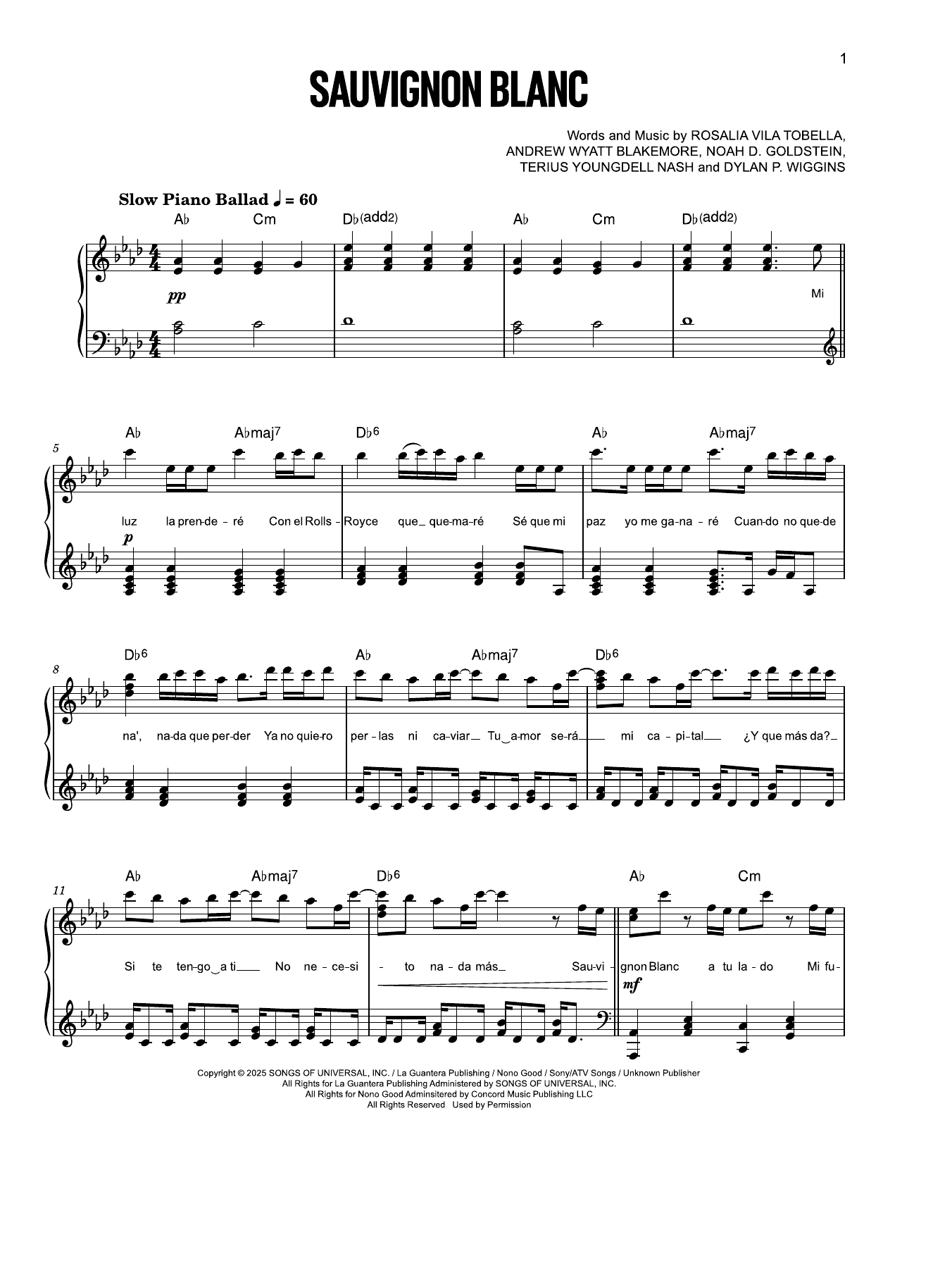 Product gallery: Page 1 of 1 Sauvignon Blanc, Rosalía