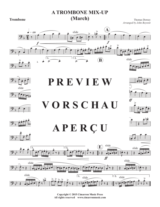 Produktgalerie: Seite 10 von 11 A Trombone Mix-Up , , (Blechbläserquintett)